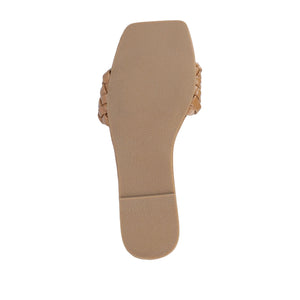 SAWYERR SLIDE SANDALS IN STATEMENT - Brown