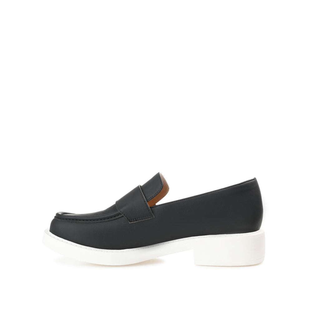 SAYDEE LOAFER FLATS IN FAUX LEATHER