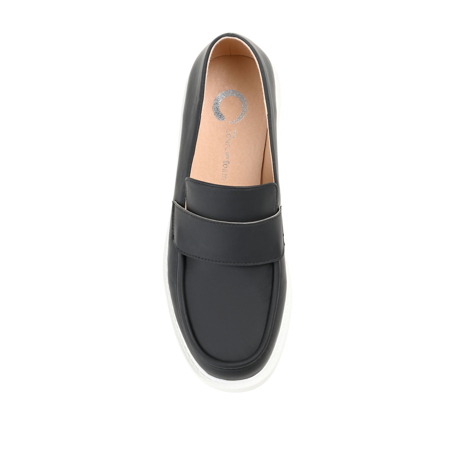 SAYDEE LOAFER FLATS IN VEGAN LEATHER - Black