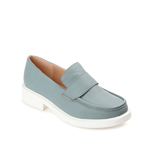 SAYDEE LOAFER FLATS IN VEGAN LEATHER - Blue