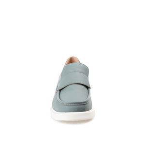 SAYDEE LOAFER FLATS IN VEGAN LEATHER - Blue