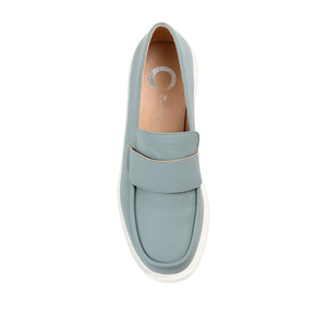 SAYDEE LOAFER FLATS IN VEGAN LEATHER - Blue