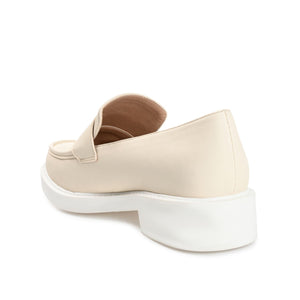 SAYDEE LOAFER FLATS IN VEGAN LEATHER - Bone