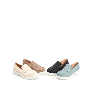 SAYDEE LOAFER FLATS IN FAUX LEATHER