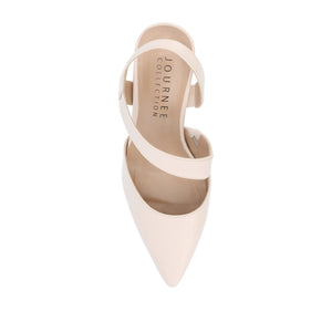 SCARLETT STILETTO HEELS IN PATENT - Beige