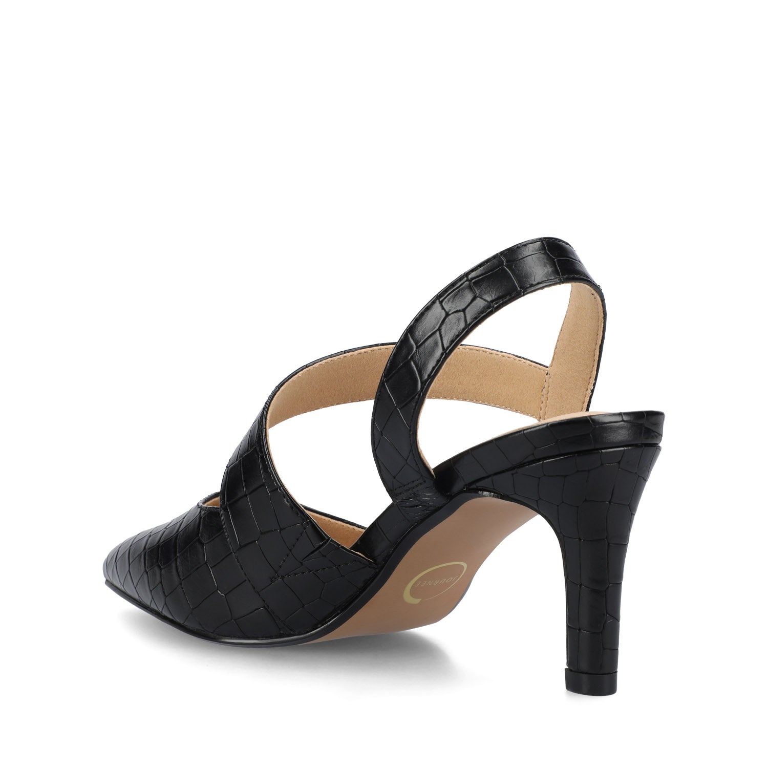 SCARLETT STILETTO HEELS IN CROCO