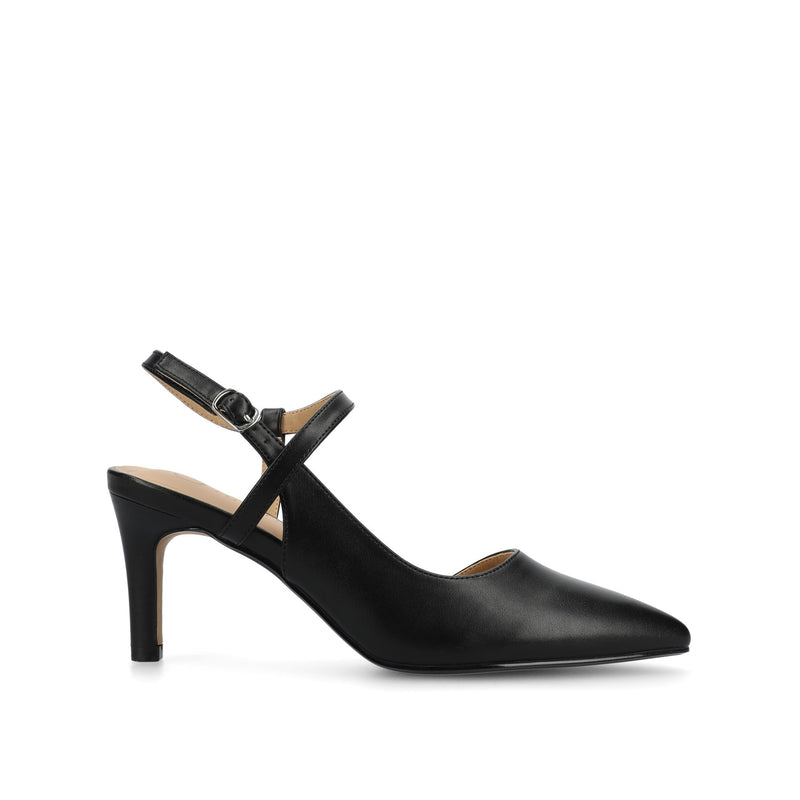 SCIPIO CROSSOVER ANKLE STRAP PUMPS