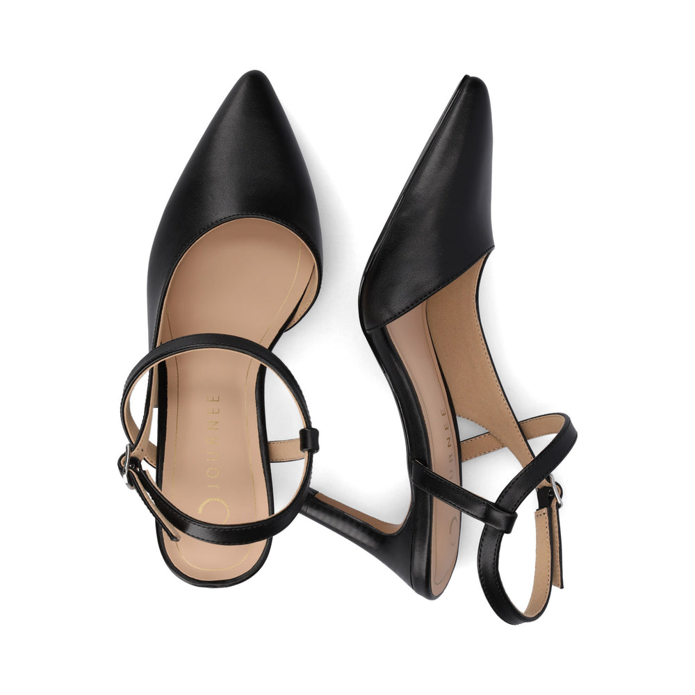 SCIPIO CROSSOVER ANKLE STRAP PUMPS