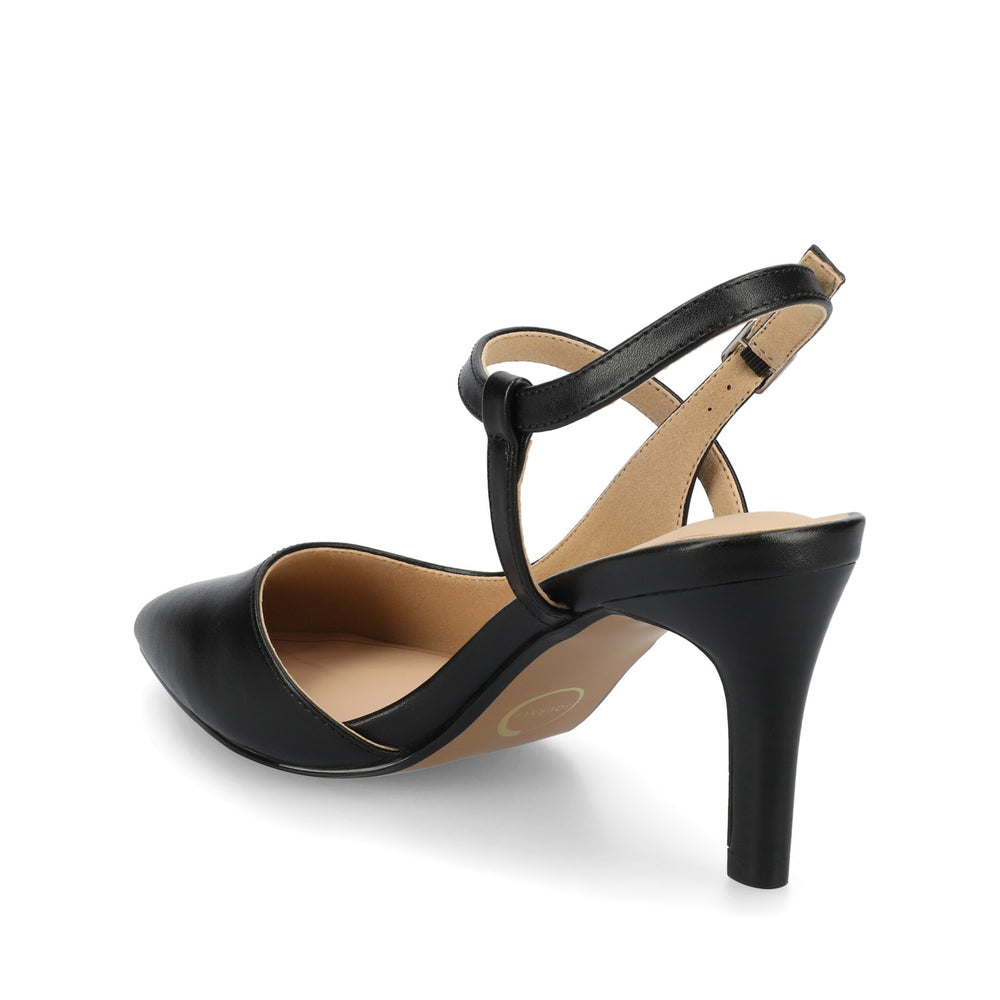 SCIPIO CROSSOVER ANKLE STRAP PUMPS