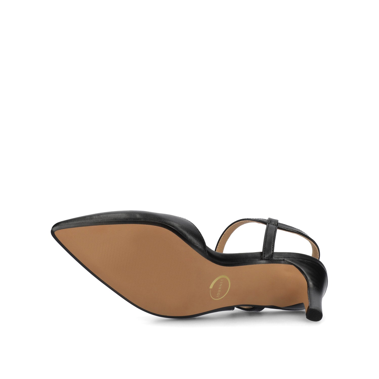 SCIPIO STILETTO PUMP HEELS IN WIDE - Black PU