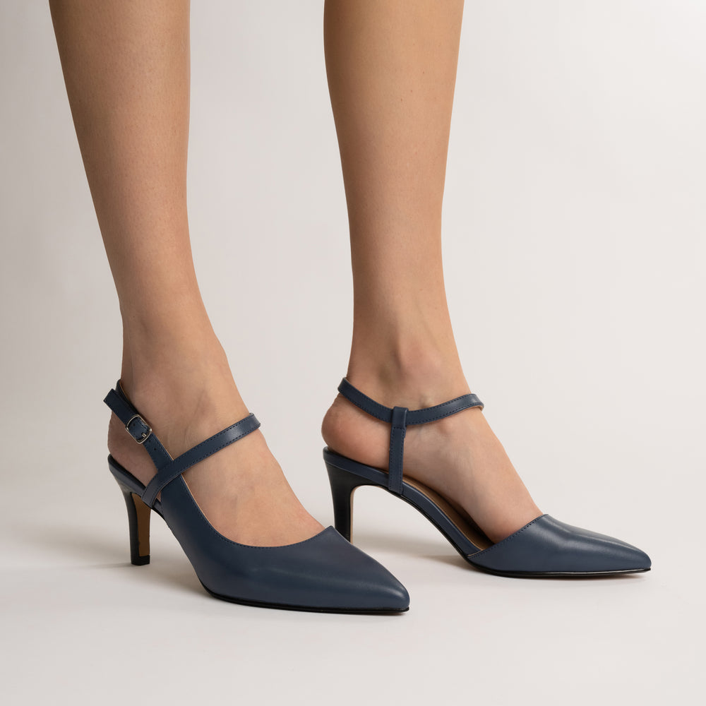 SCIPIO STILETTO PUMP HEELS IN WIDE