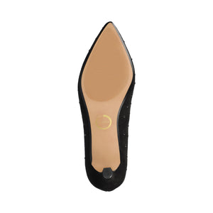 SCYLEE STILETTO PUMP HEELS - Black Stud