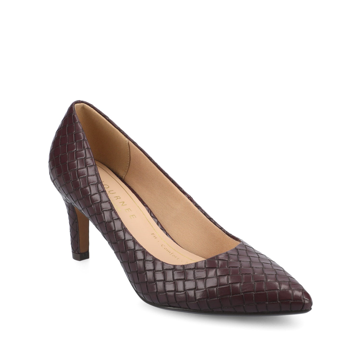 SCYLEE OXBLOOD WOVEN - WIDE