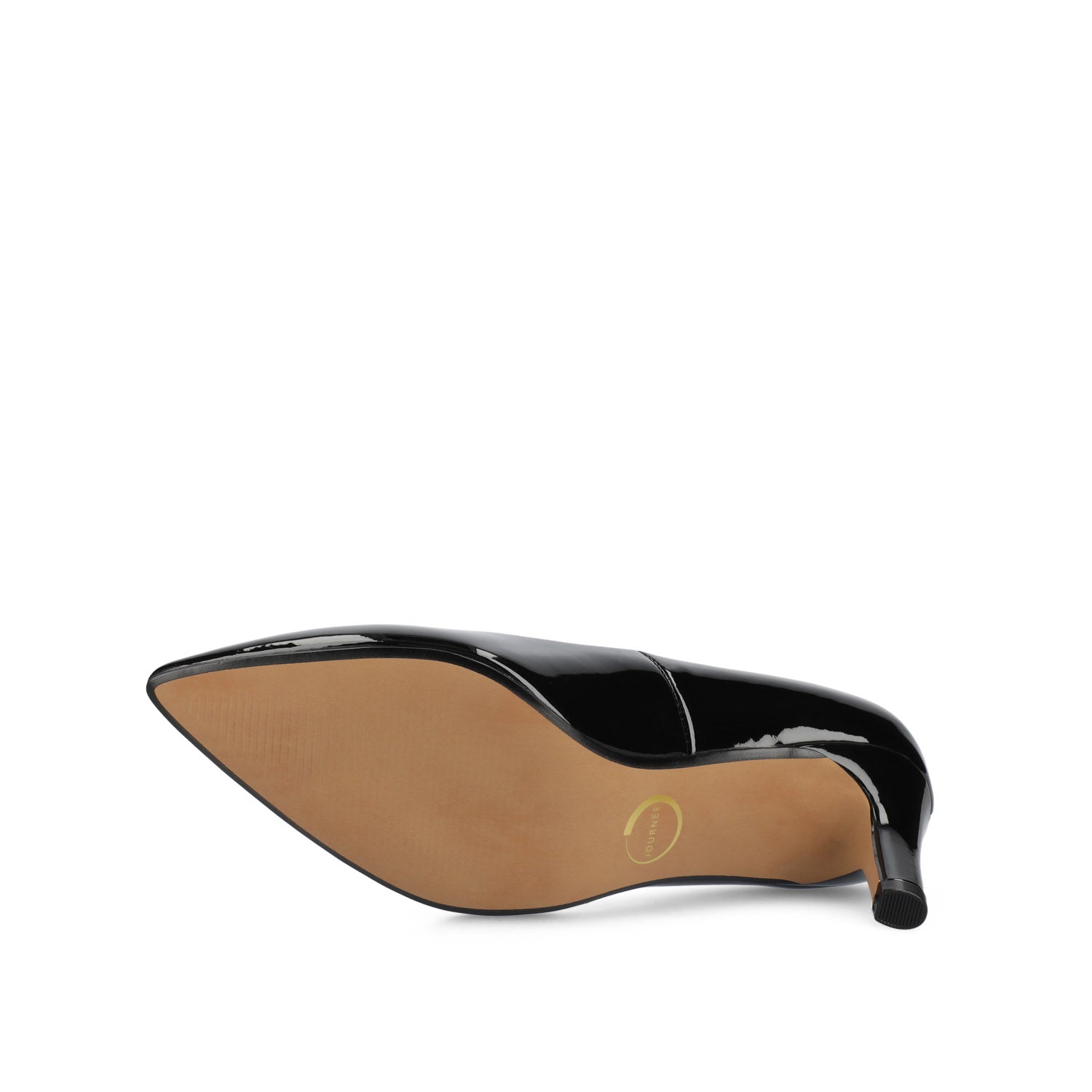 SCYLEE PATENT STILETTO HEELS IN WIDE - Black Patent