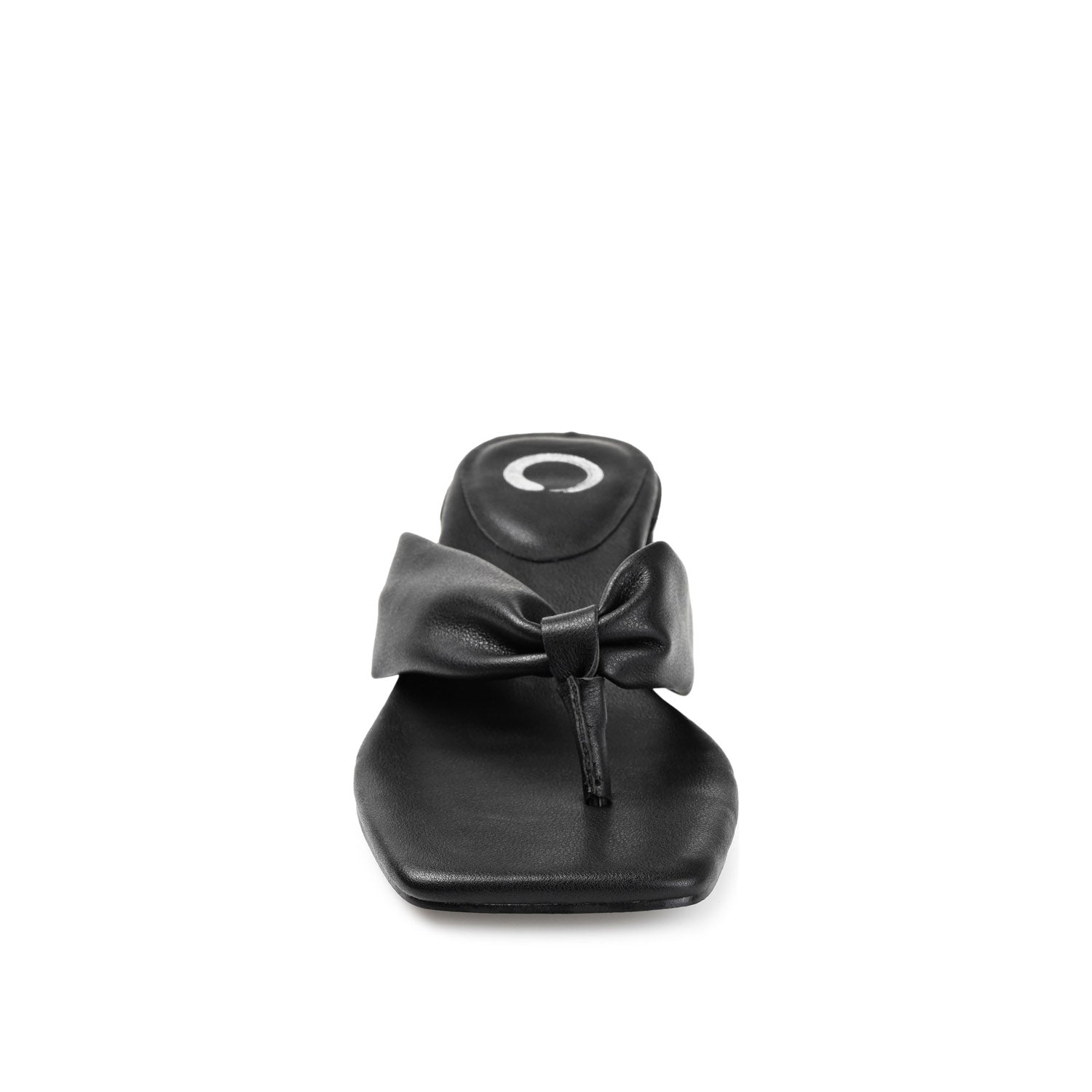 SEELAH BLOCK HEELED SANDALS IN VEGAN LEATHER - Black