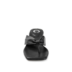 SEELAH BLOCK HEELED SANDALS IN VEGAN LEATHER - Black