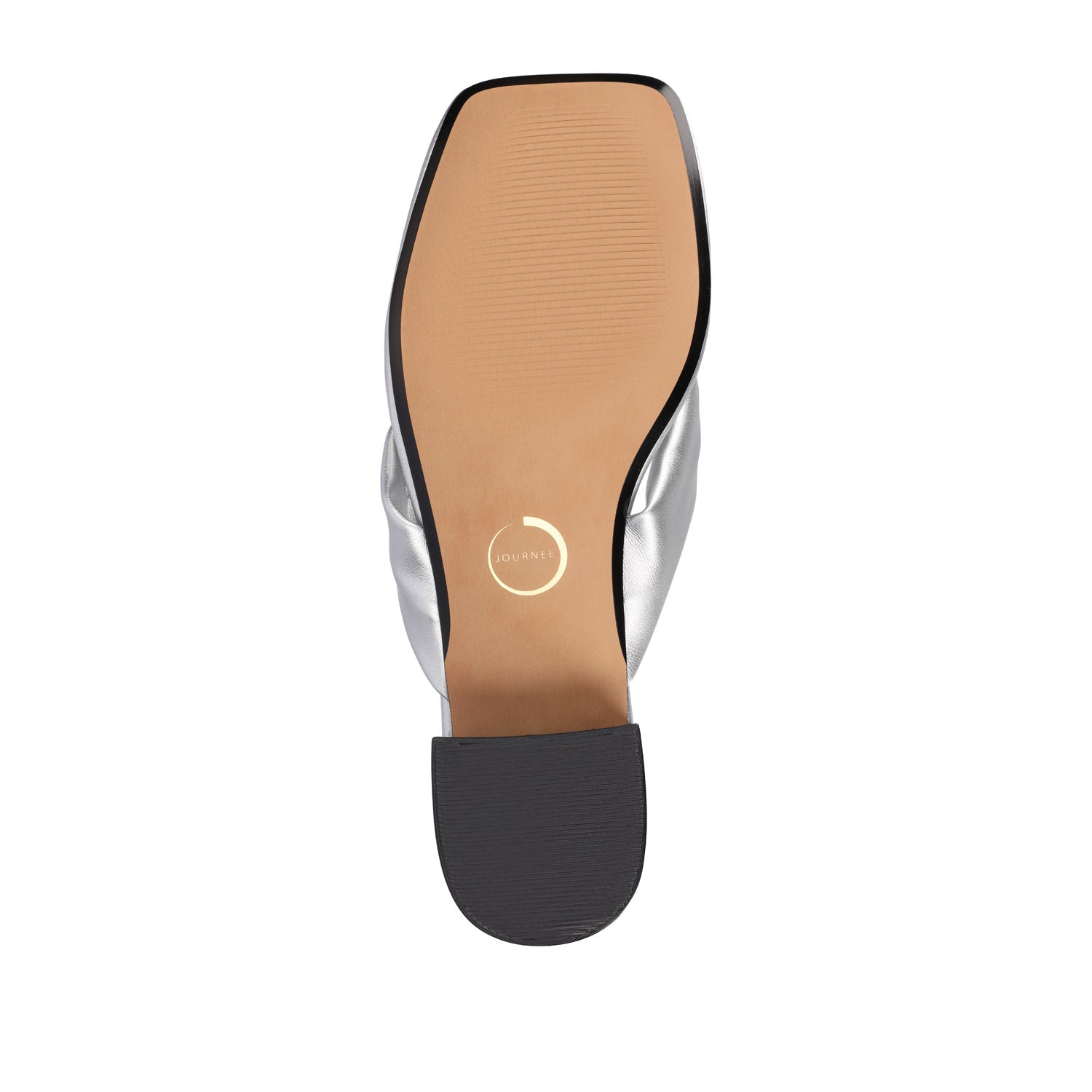 SEELAH BLOCK HEELED SANDALS IN FAUX LEATHER