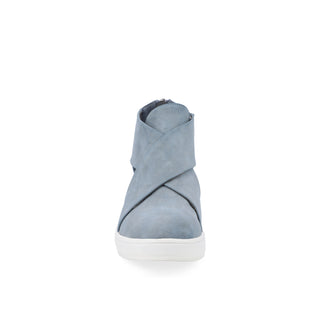 SEENA WEDGE SNEAKERS IN FAUX LEATHER