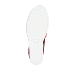 SEENA WEDGE SNEAKERS IN VEGAN LEATHER - Pink