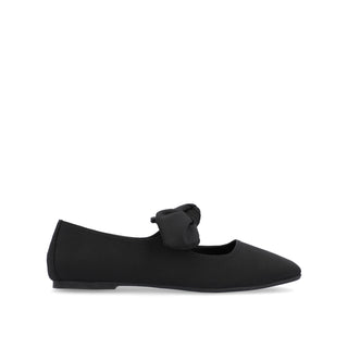 SERALINN BALLET MARY JANE FLATS IN FABRIC