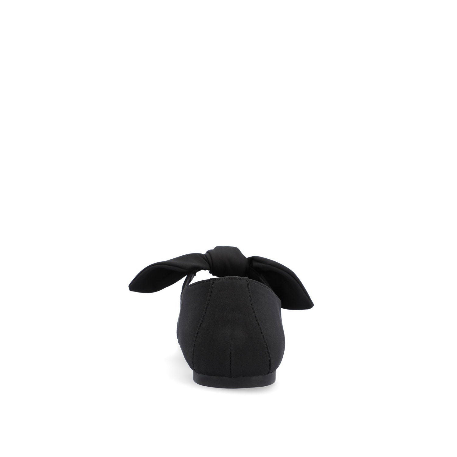 SERALINN BALLET MARY JANE FLATS IN FABRIC - Black Fabric