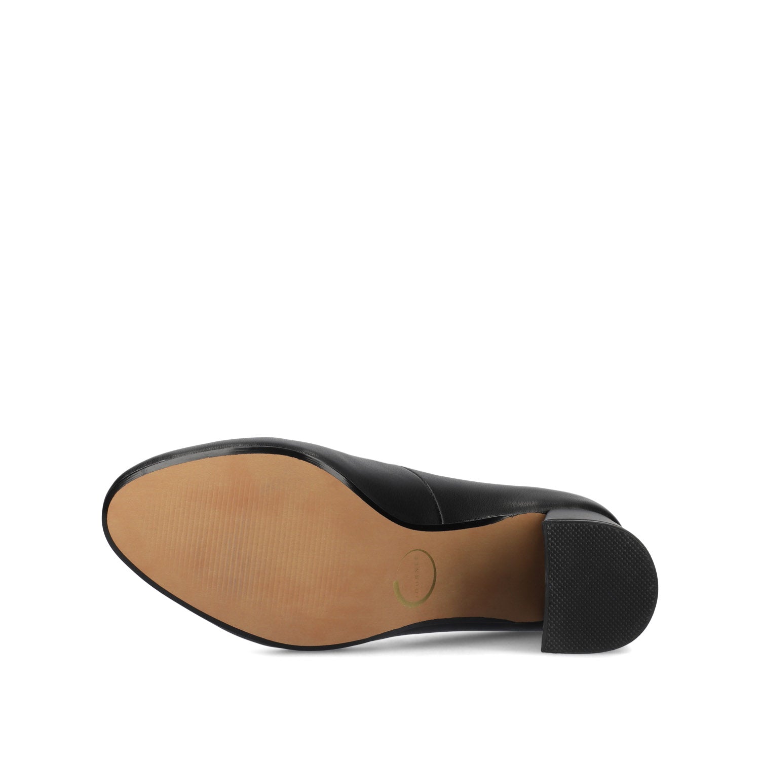 SERAPHINA BLOCK PUMP HEELS - Black PU