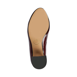SERAPHINA BLOCK HEEL PUMPS - Oxblood