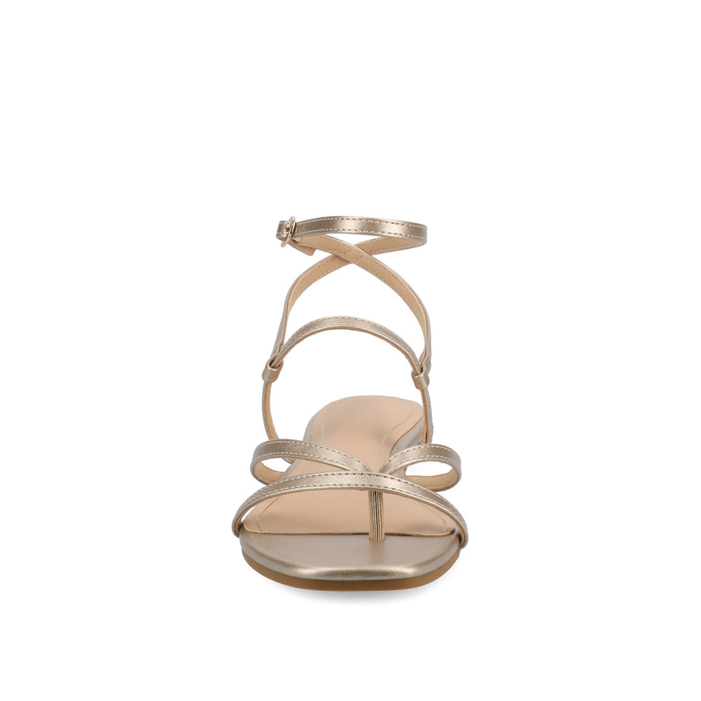 SERISSA CRISSCROSS SANDAL IN FAUX LEATHER