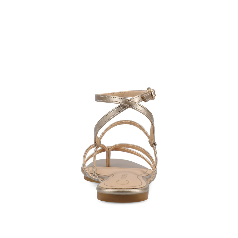 SERISSA CRISSCROSS SANDAL IN FAUX LEATHER