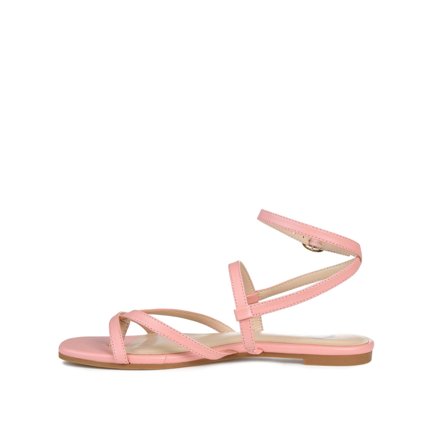 SERISSA CRISSCROSS SANDAL IN VEGAN LEATHER - Pink