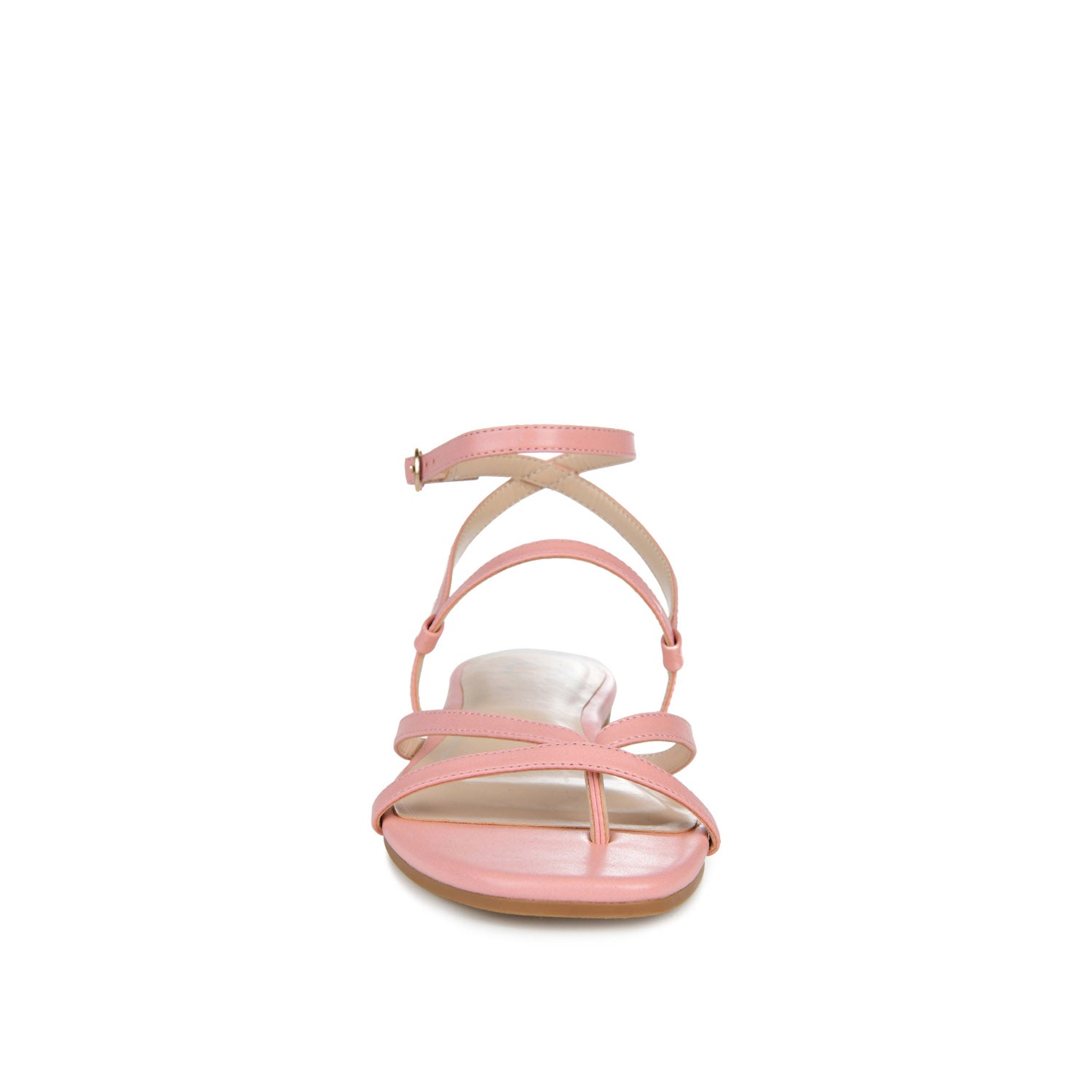SERISSA CRISSCROSS SANDAL IN VEGAN LEATHER - Pink