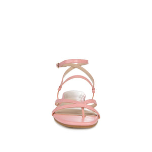 SERISSA CRISSCROSS SANDAL IN VEGAN LEATHER - Pink