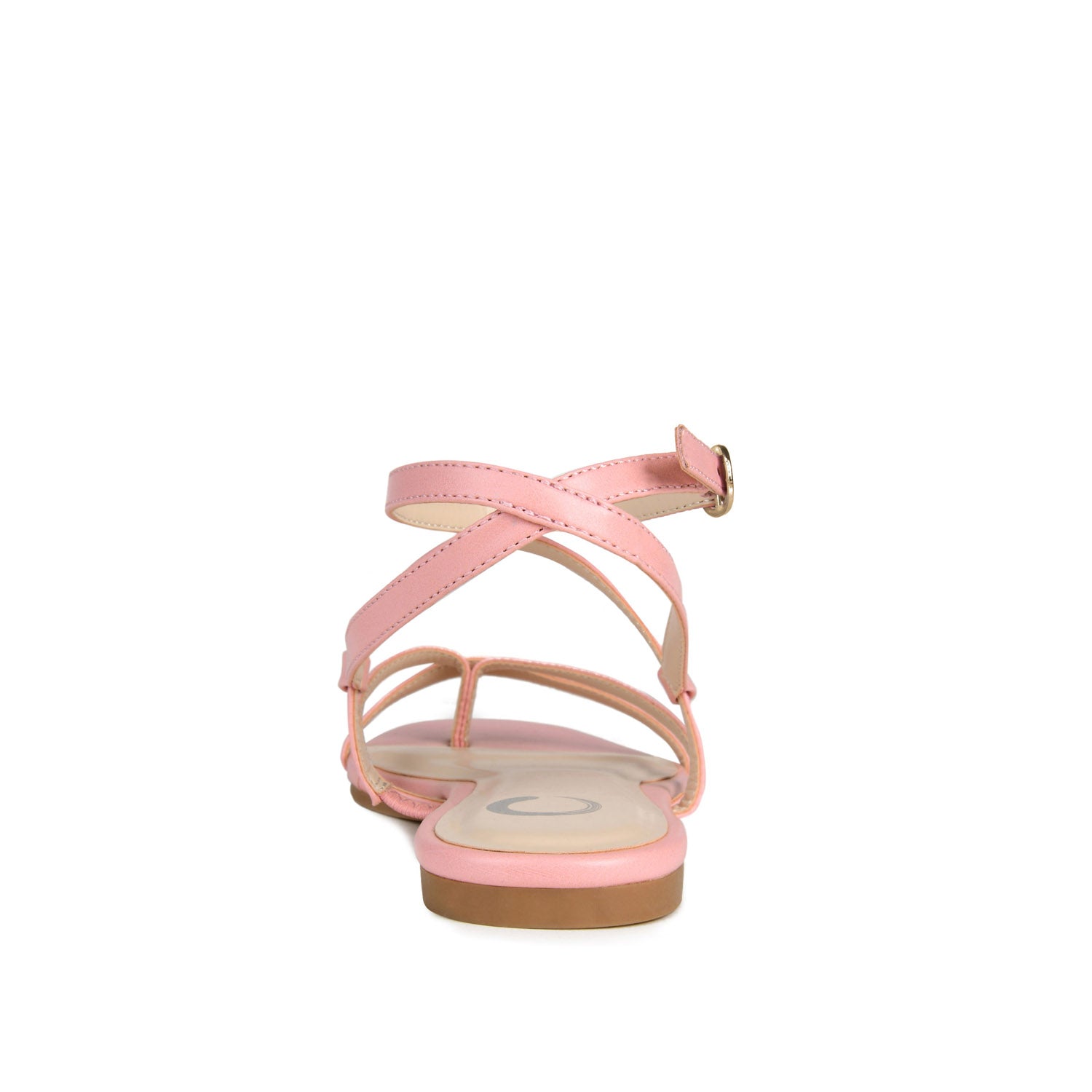 SERISSA CRISSCROSS SANDAL IN VEGAN LEATHER - Pink