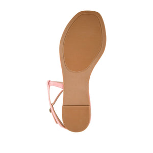 SERISSA CRISSCROSS SANDAL IN VEGAN LEATHER - Pink