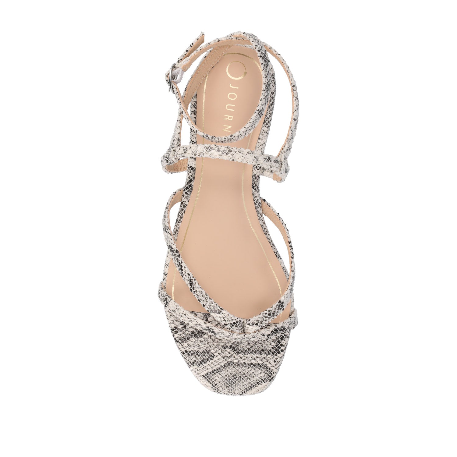 SERISSA CRISSCROSS SANDAL IN VEGAN LEATHER - Snake