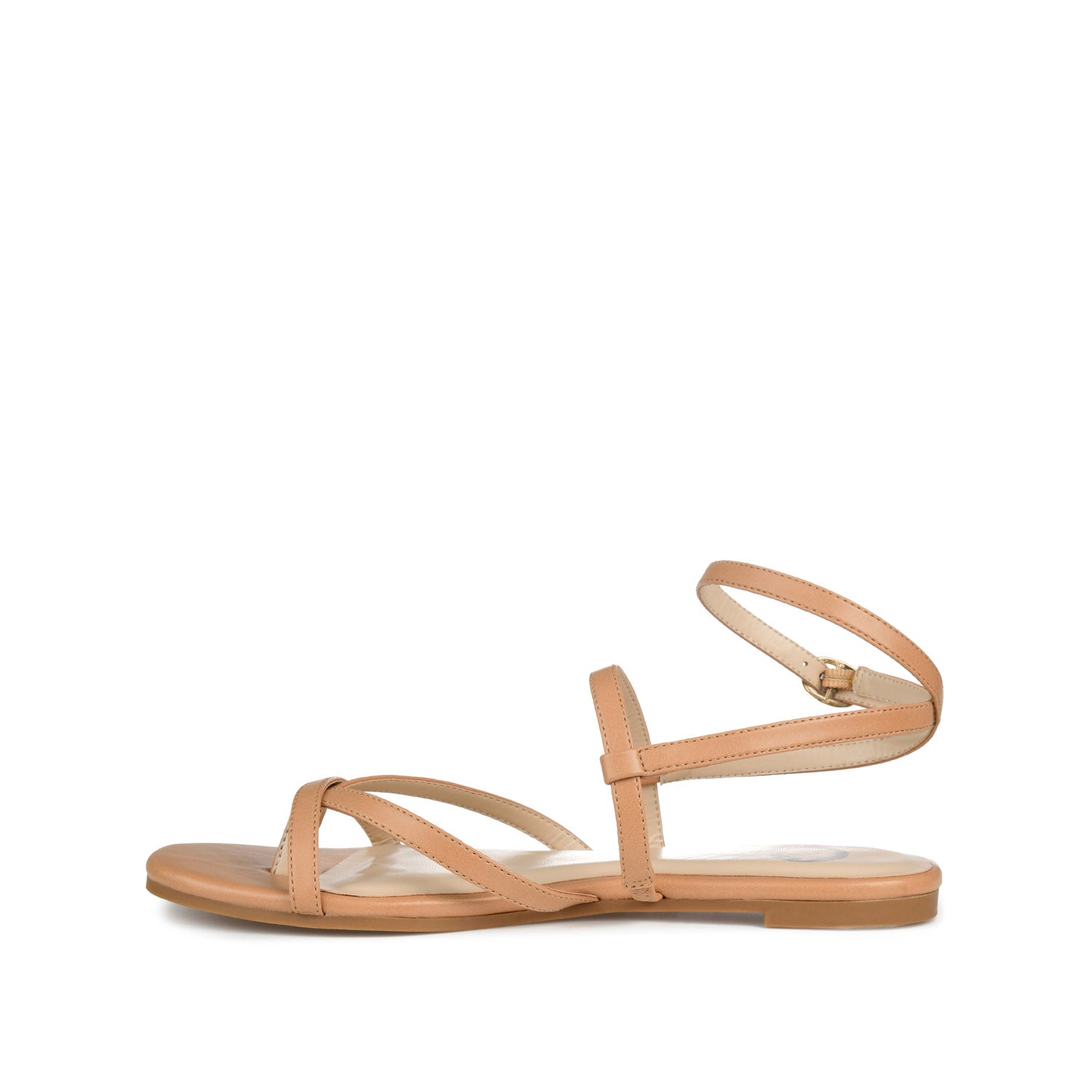 SERISSA CRISSCROSS SANDAL IN VEGAN LEATHER - Tan