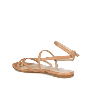 SERISSA CRISSCROSS SANDAL IN VEGAN LEATHER - Tan