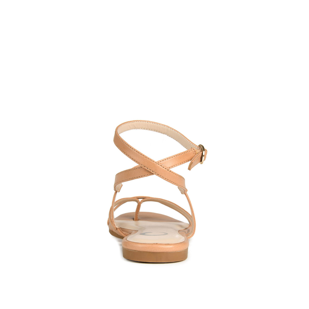 SERISSA CRISSCROSS SANDAL IN FAUX LEATHER