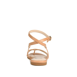 SERISSA CRISSCROSS SANDAL IN VEGAN LEATHER - Tan