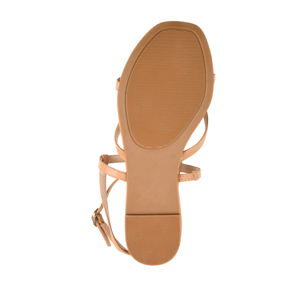 SERISSA CRISSCROSS SANDAL IN FAUX LEATHER