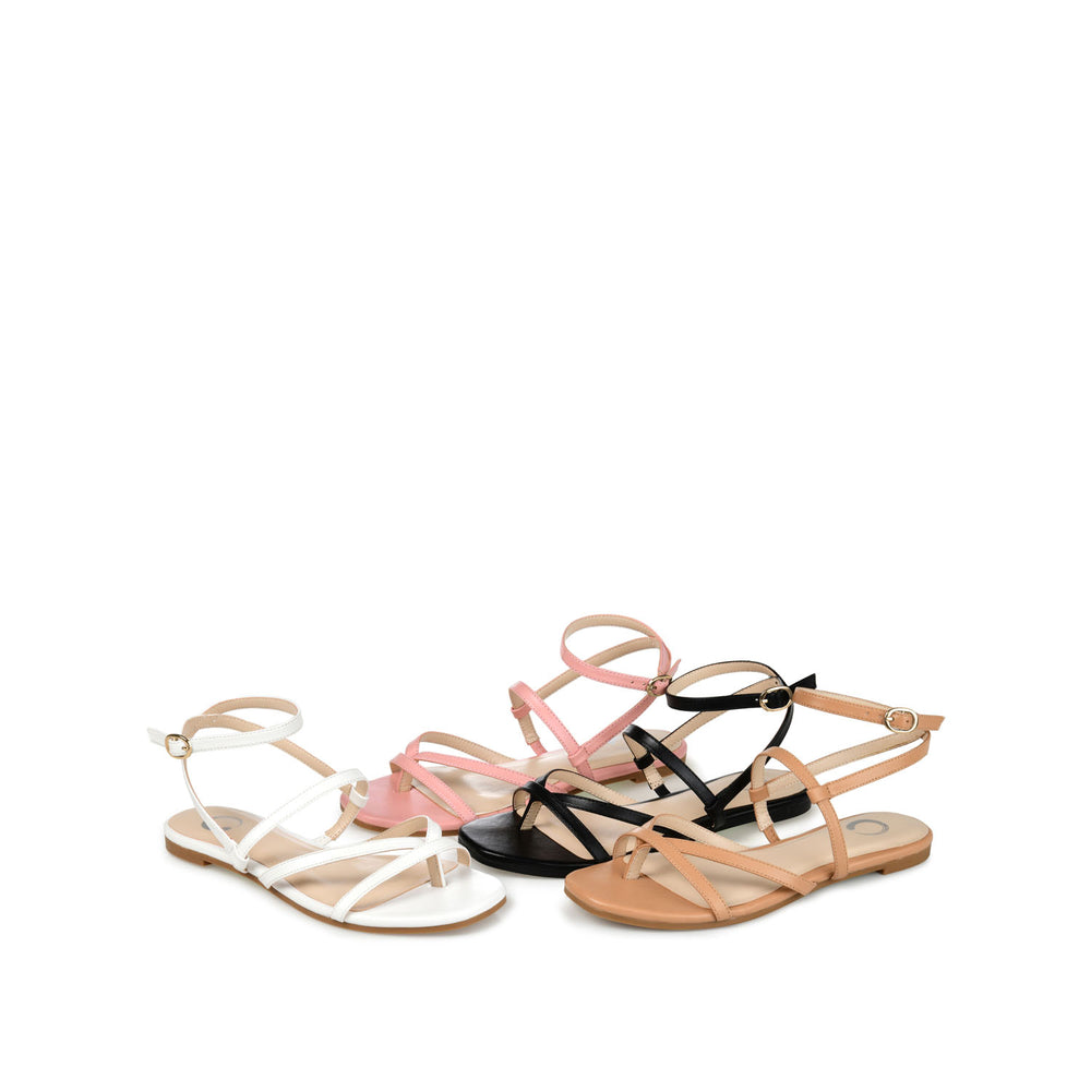 SERISSA CRISSCROSS SANDAL IN FAUX LEATHER