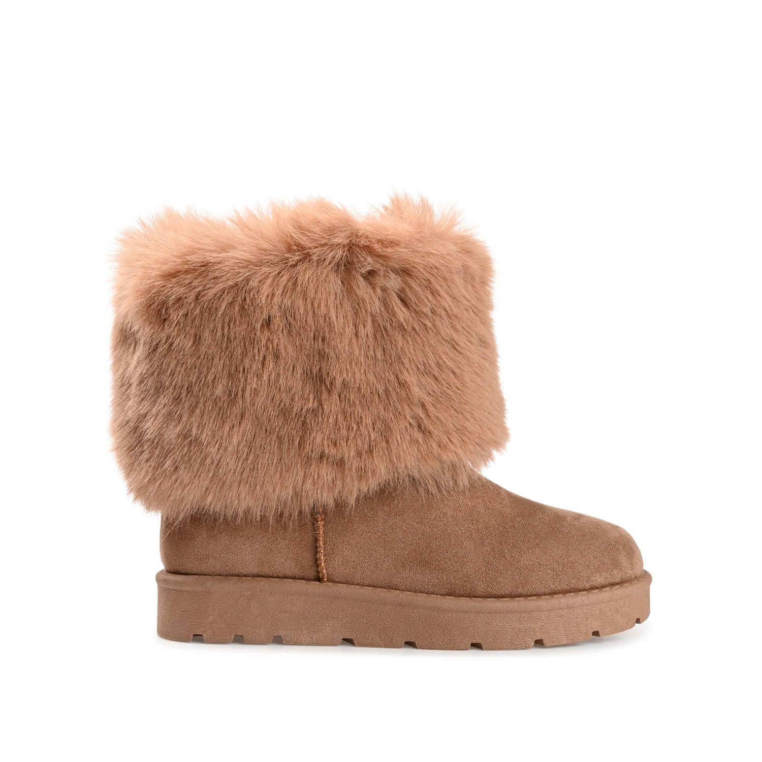 SHANAY SLIPPER BOOTIES IN FAUX SUEDE