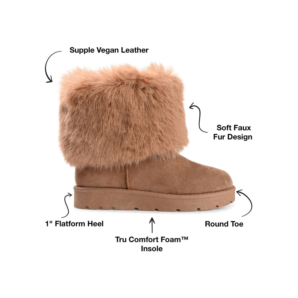 SHANAY SLIPPER BOOTIES IN FAUX SUEDE