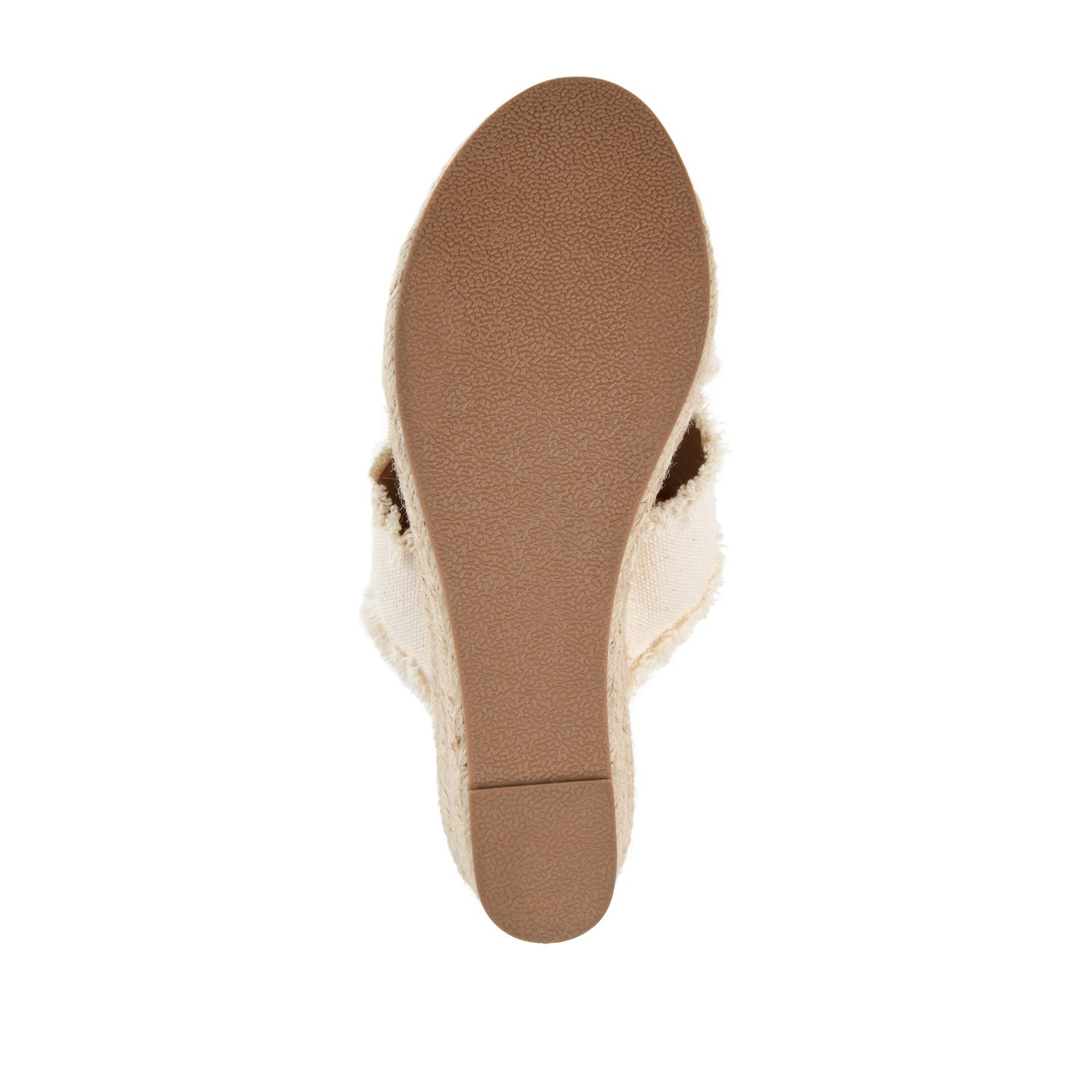 SHANNI ESPADRILLE WEDGE HEELED SANDALS - Beige