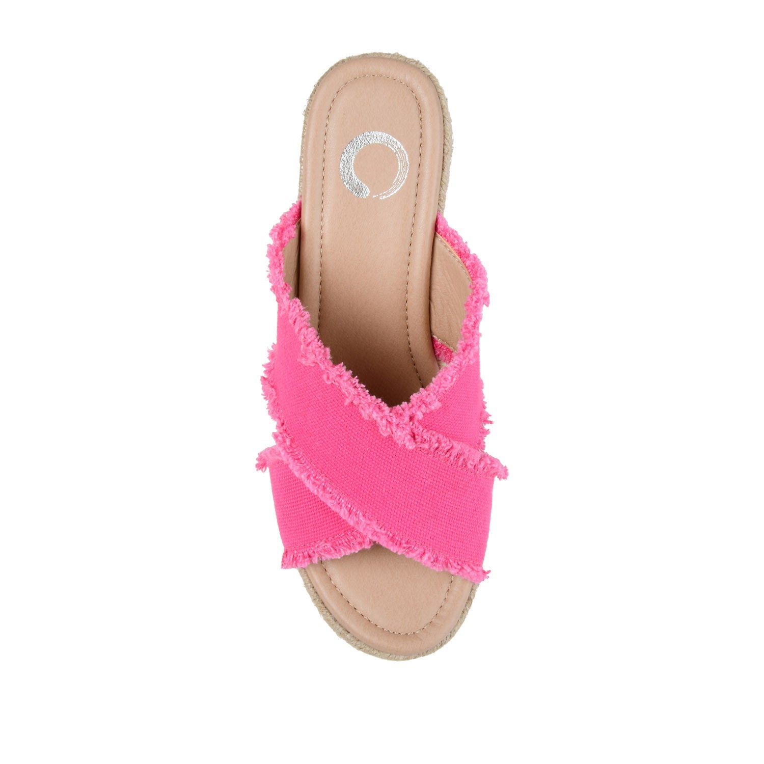 SHANNI ESPADRILLE WEDGE HEELED SANDALS - Fuchsia