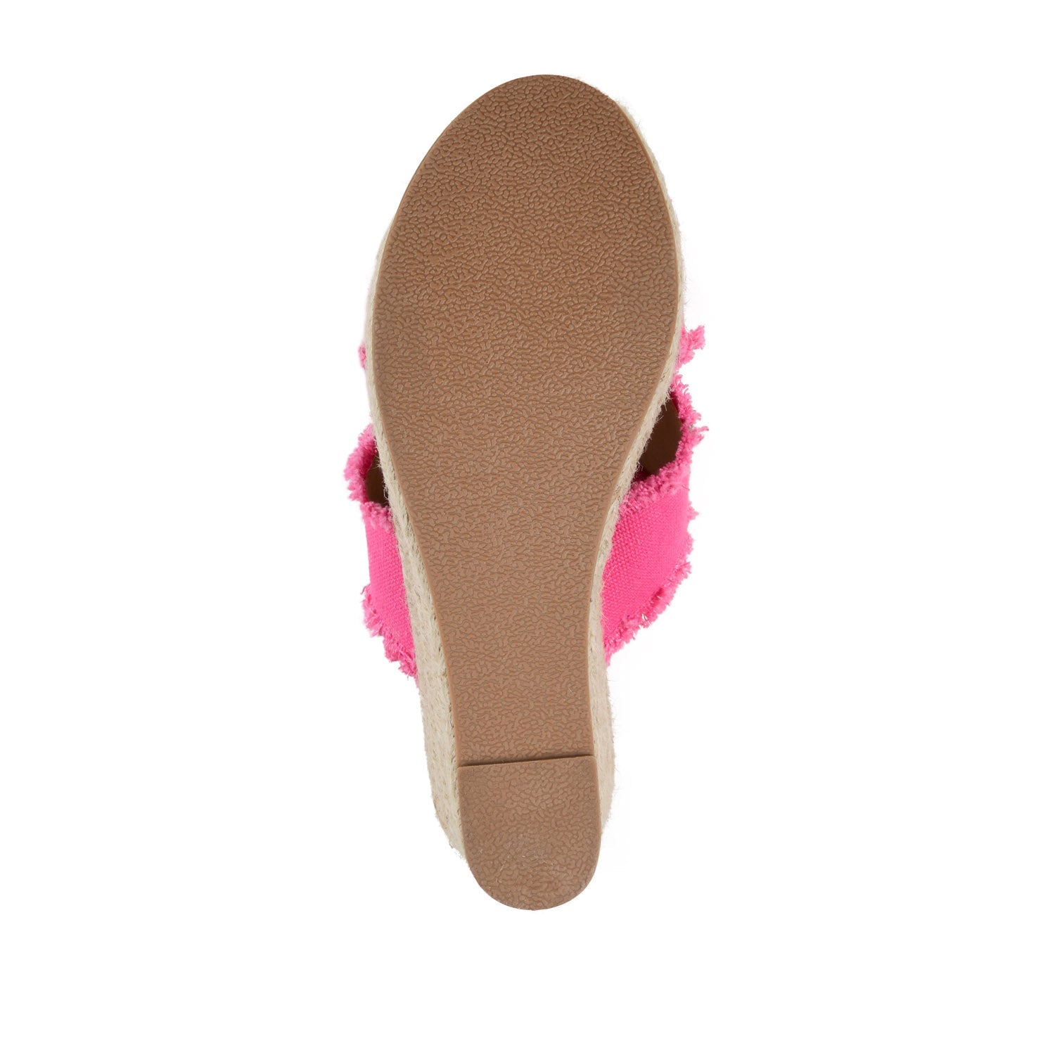 SHANNI ESPADRILLE WEDGE HEELED SANDALS - Fuchsia