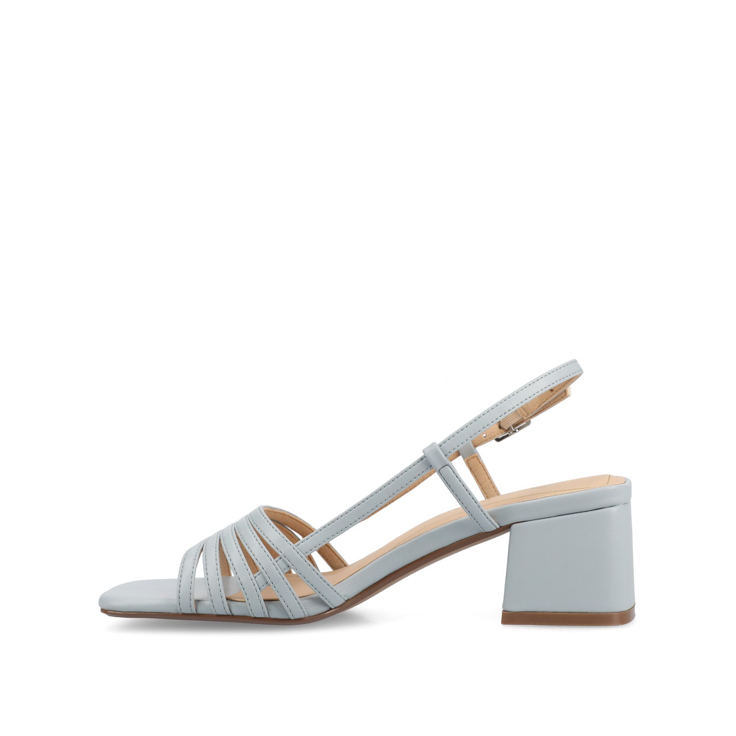 SHAYANA STRAPPY HEELS IN STATEMENT IN WIDE - Blue