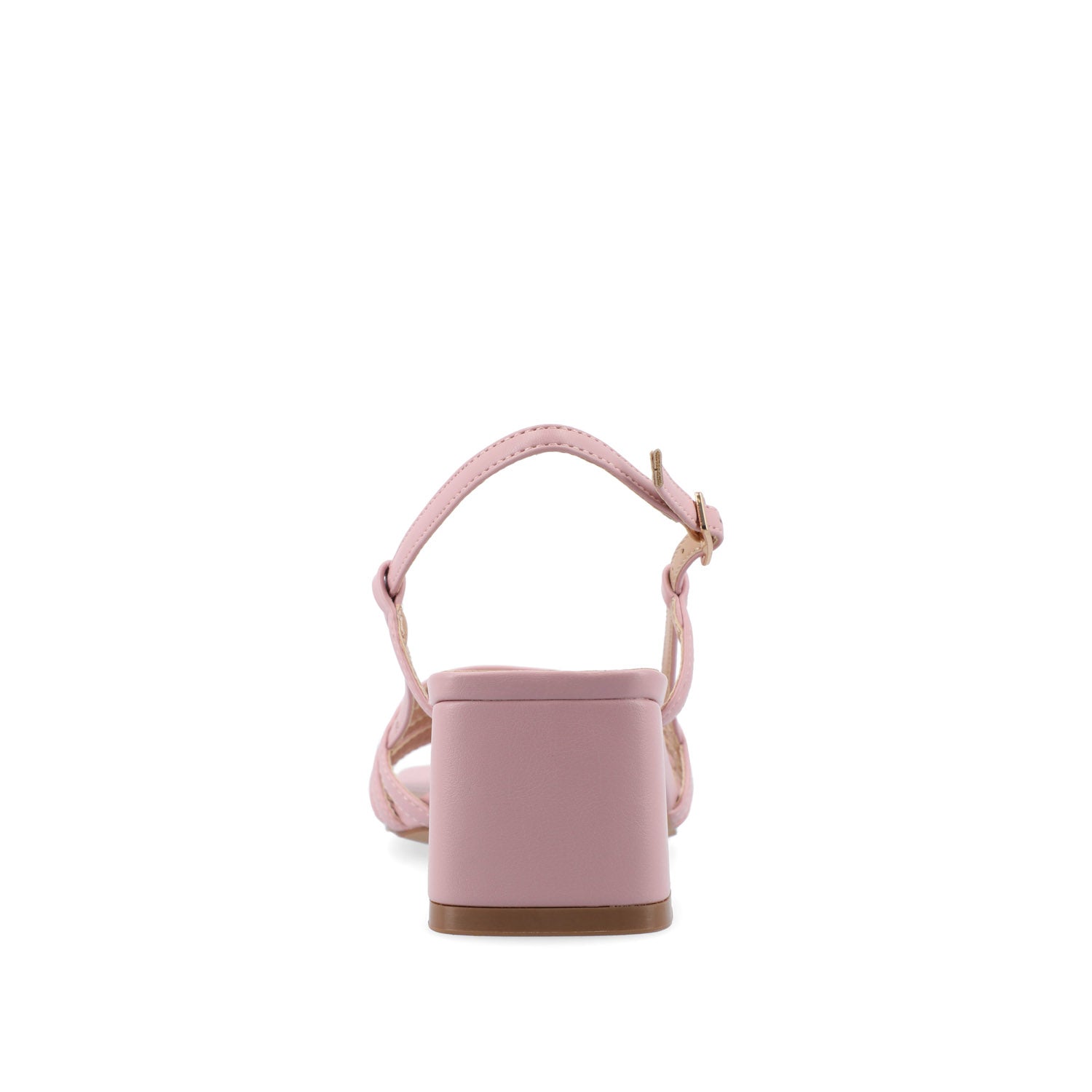 SHAYANA STRAPPY HEELS IN VEGAN LEATHER - Mauve