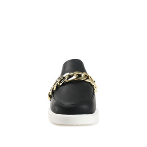 SHEAH LOAFER CLOGS IN FAUX LEATHER
