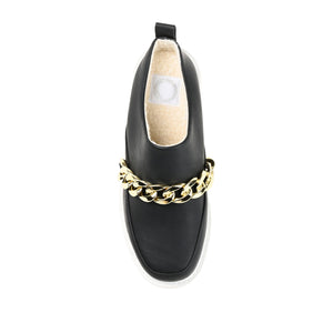 SHEAH LOAFER CLOGS IN FAUX LEATHER